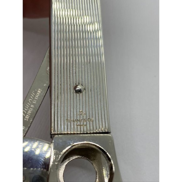 SOLD!!!! Tiffany & Co Sterling Silver Cigar Cutter Germany 6" 117.2 Grams - Picture 3 of 11
